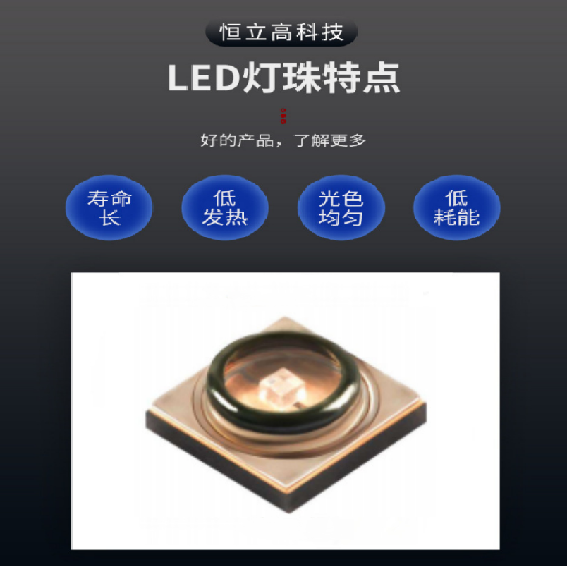 3535UVC LED Beads 265-275nm 50-70mW 6V 350MA 2W High Power Inorganic Package Deep UV