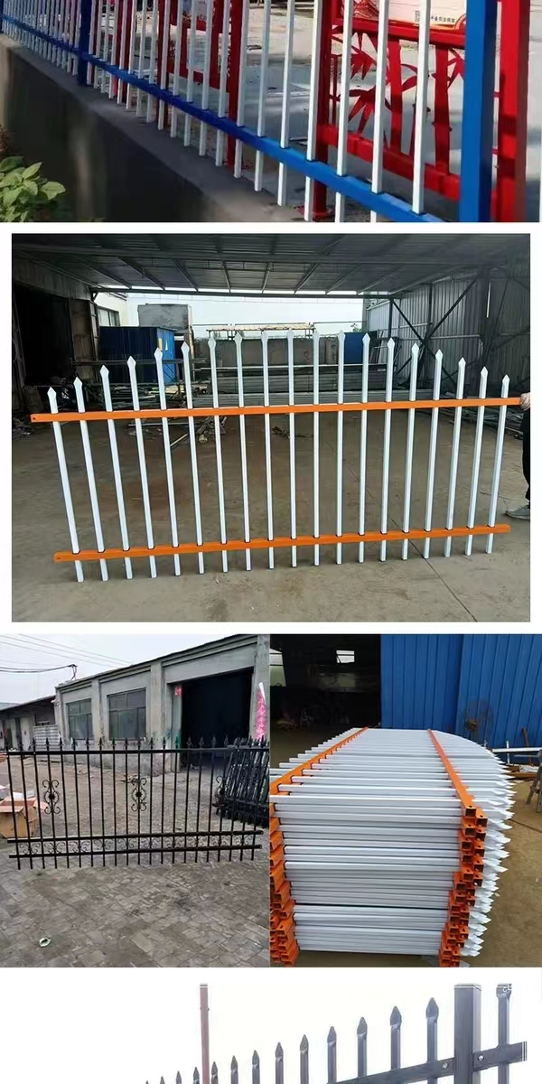 Zinc steel guardrails in residential areas, courtyard isolation guardrails, outdoor villas, iron protective fences, school factory walls, guardrails