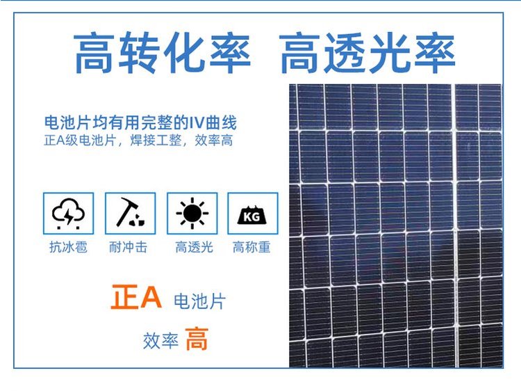 Polar Fumin Solar Panel 330W Industrial Photovoltaic Power Generation System with Fast Transmittance and High Wind Resistance