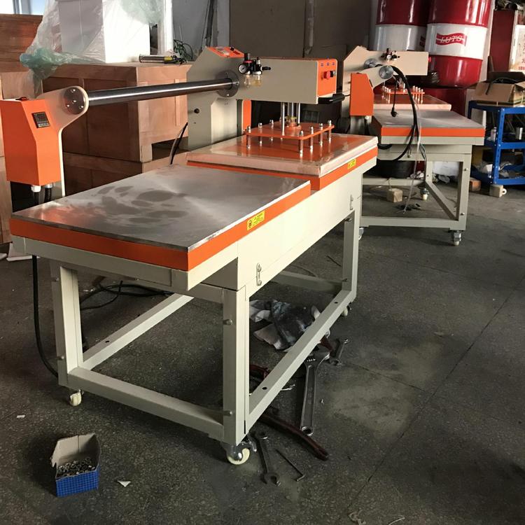 Manufacturers wholesale upward sliding pneumatic Hot-melt adhesive machine embroidery factory hot glue machine stripping machine pressing machine