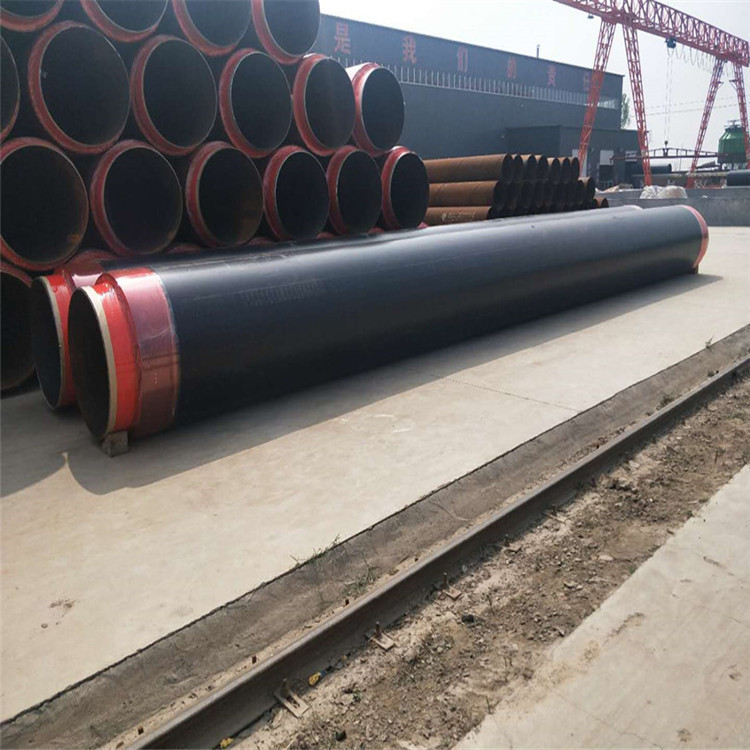 Mingjie pipeline polyurethane foam insulation directly buried pipe customized pipe foam rock wool Glass wool anti-corrosion coating