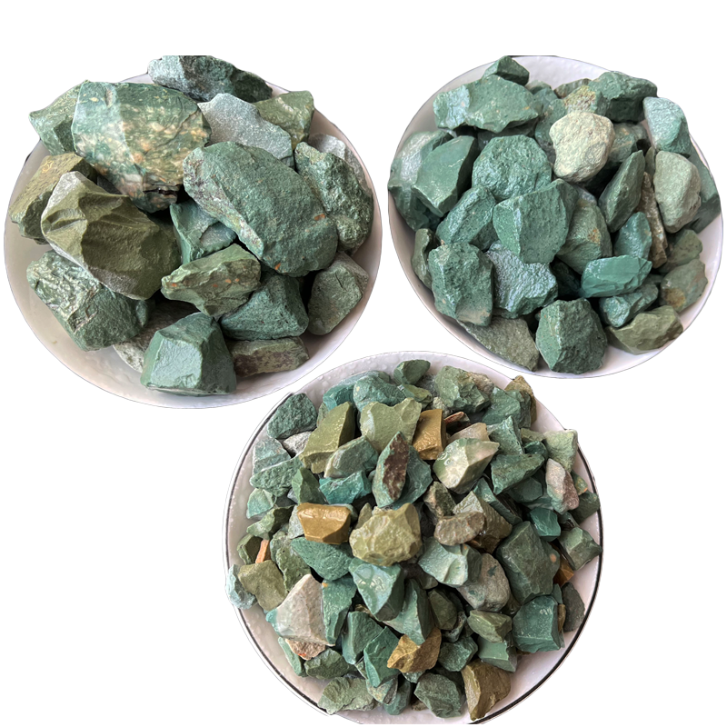 Shunlei spot wholesale zeolite particles of various specifications 1-3mm green zeolite for Succulent plant soil improvement