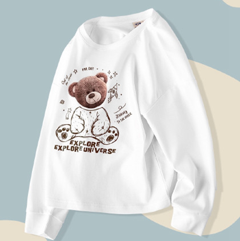 Tibet Autumn and Winter Children's Wear Round Neck Set Sweater in China Cheap Wholesale of Cotton Cartoon Fashionable T-shirts and Shorts