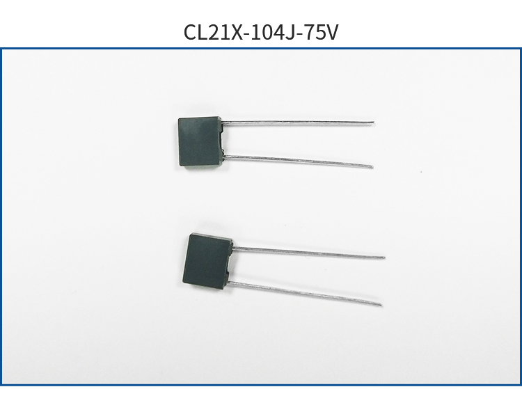 Block safety capacitor CL21X-104J-100V full series metallized correction capacitor thin film capacitor