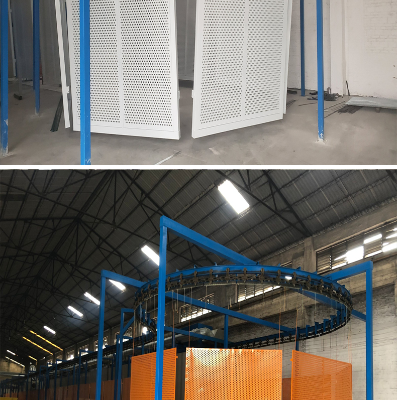 Kunshen circular hole plate ventilation enclosure construction enclosure punching enclosure road construction temporary enclosure