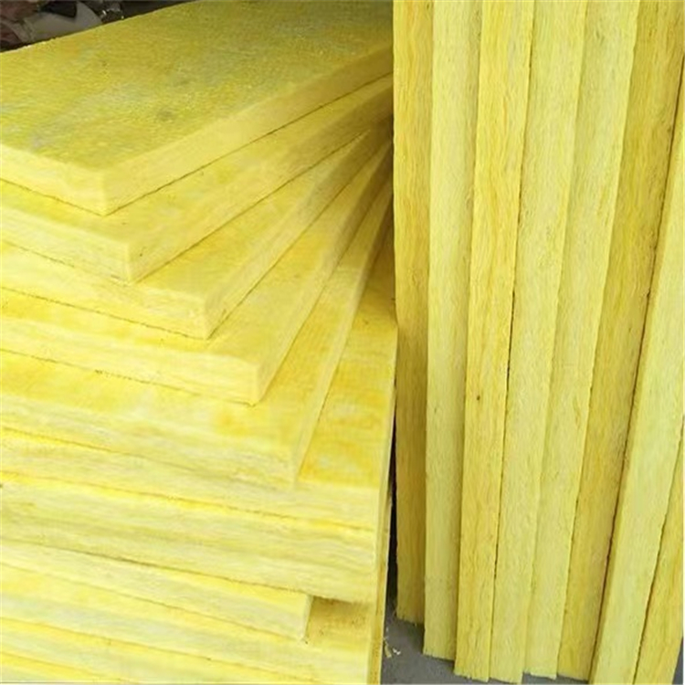 Aluminum foil composite glass wool fireproof and thermal insulation Huamei glass wool board with complete supply specifications