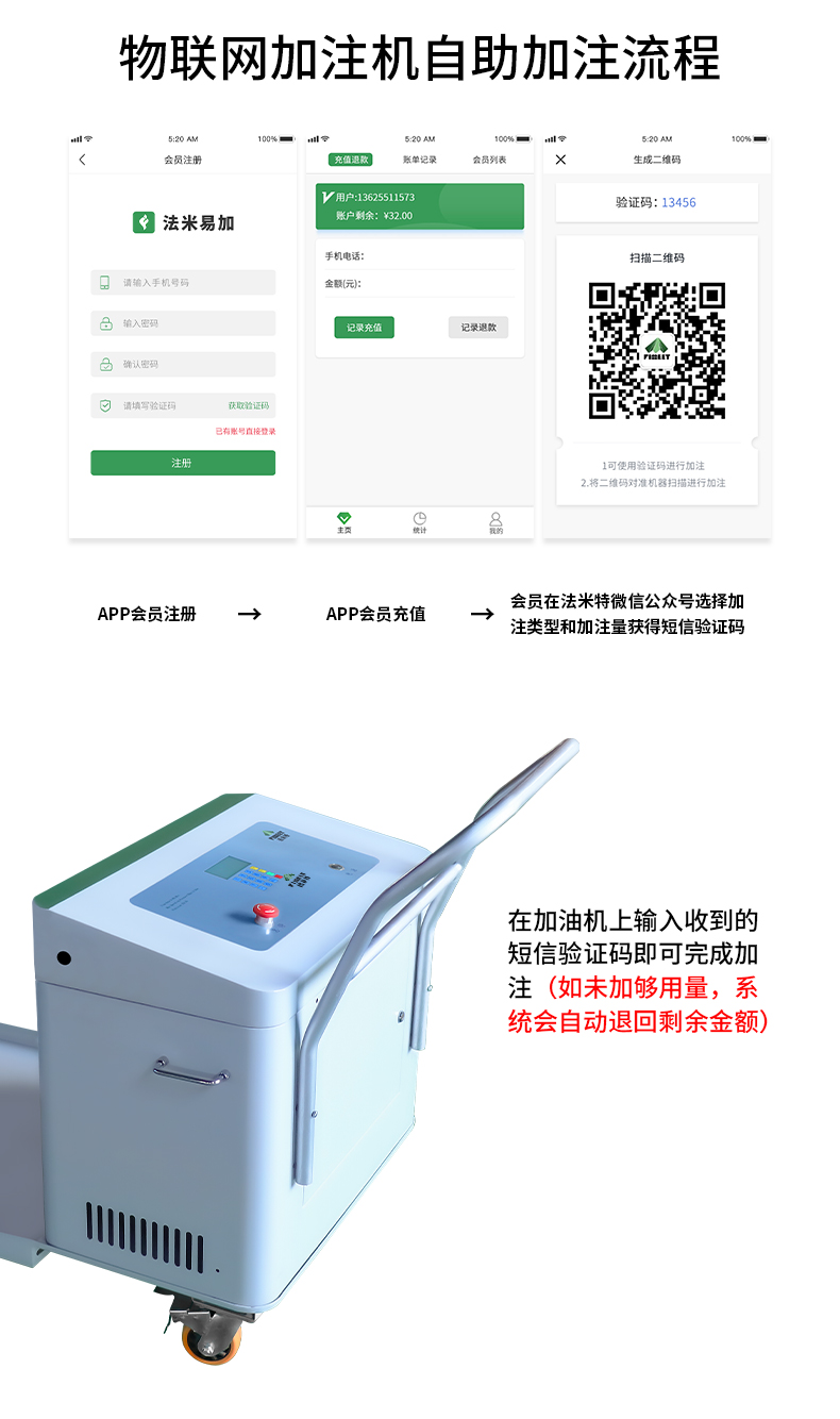 Famite BJJ-20-AR1D Quantitative Electric Lubricating Oil Filling Machine