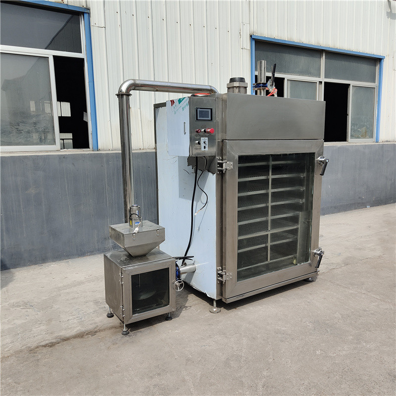 Electric heating multifunctional smoking furnace, roasted chicken sugar smoking machine, commercial scallop drying machine, red sausage steaming and coloring equipment