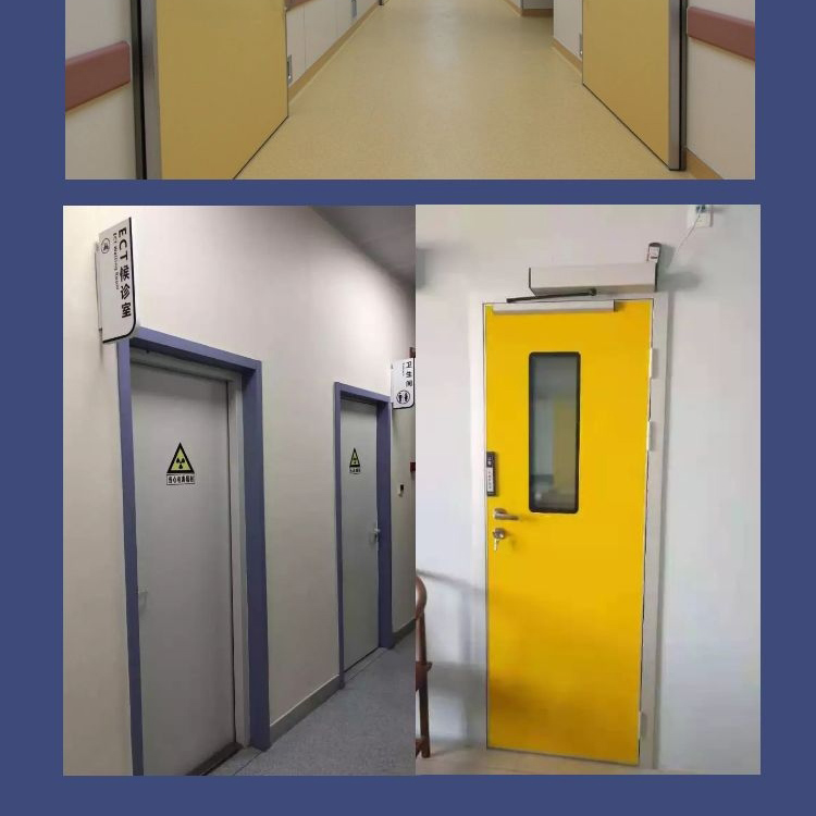 Electric sliding and sliding lead door, flat opening protective door, customized processing by Bochuang for DR room dedicated to hospital radiology department