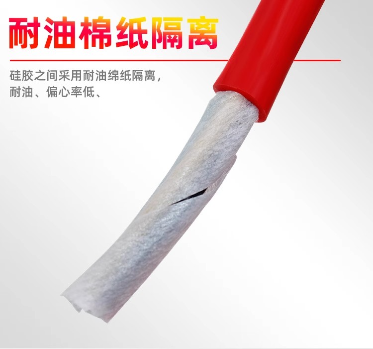 Silicone high-temperature wire cable, high-temperature silicone braided wire, braided silicone resistant rubber insulated electronic wire, silicone cable