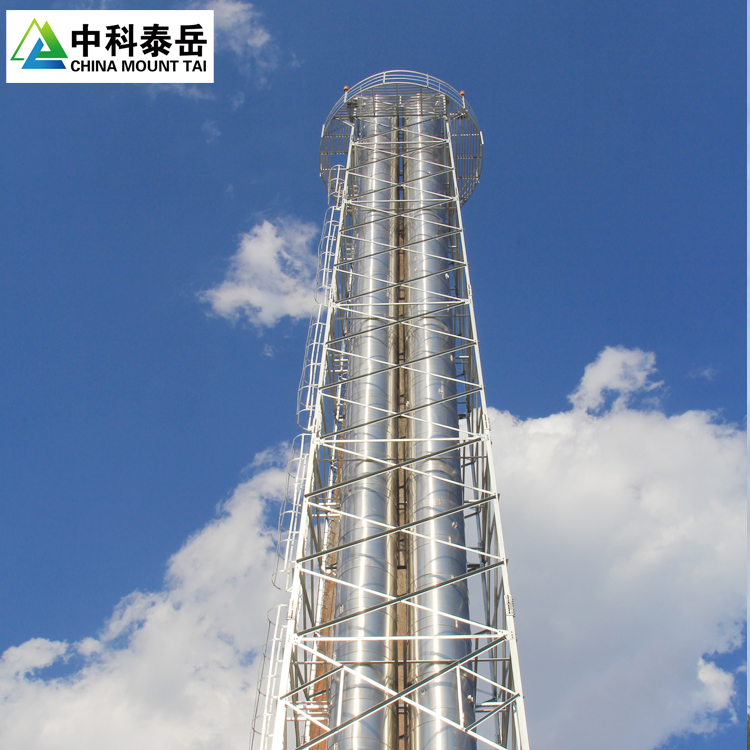 Zhongke Taiyue Angle Steel Chimney Tower, Glass Fiber Reinforced Plastic Chimney Tower, Industrial Tower Type Chimney Quality Assurance