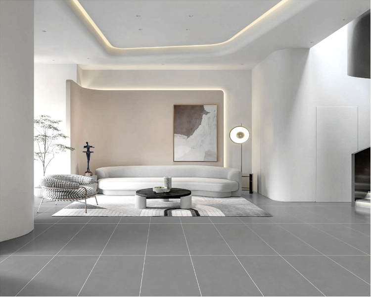 Morandi Plain Living Room Floor Tiles 600X1200 Beauty Salon Warm Tiles 侘 Silent Wind Cream Yellow Kitchen Wall Tiles