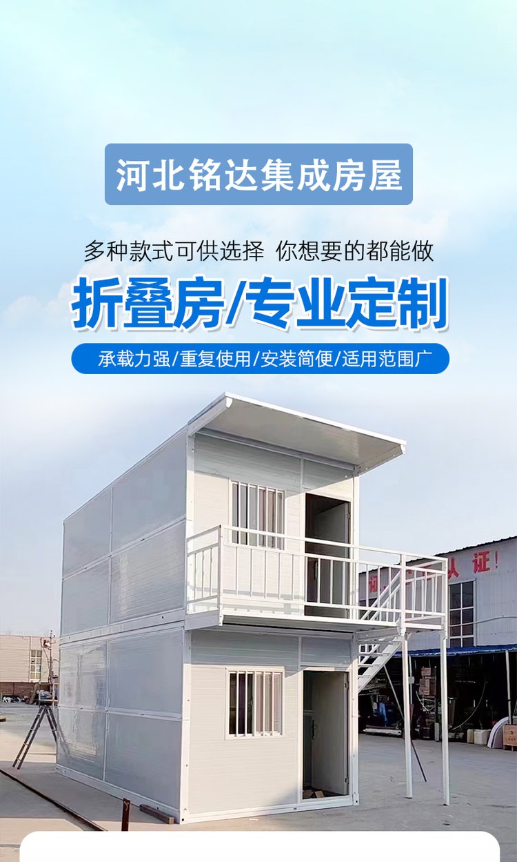 Packaged container house for sale and rental, combined container house, movable board house, sentry box, security room, wind resistant and warm insulation