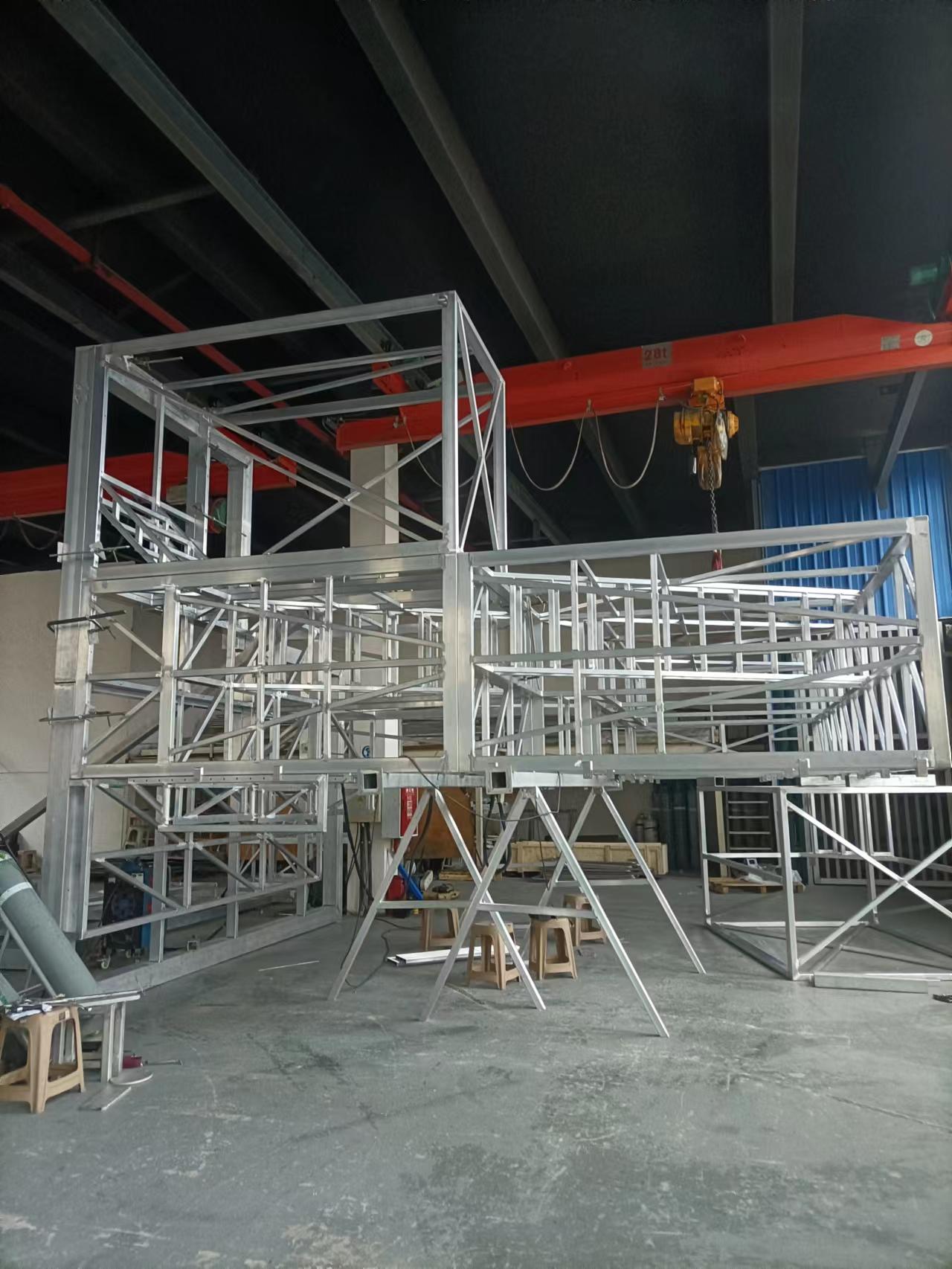 Production and processing manufacturer of aluminum alloy structural parts welding and body maintenance platform