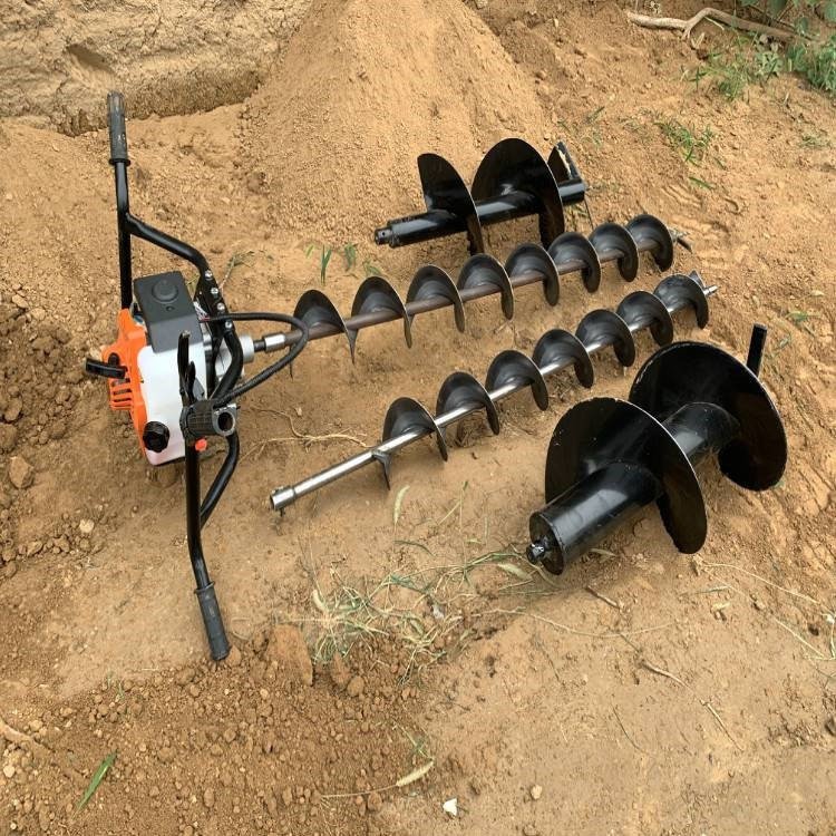 Lightweight and Durable Photovoltaic Drilling Machine Tree Planting Poles, Wire Rods, and Guide Pipes Through Holes, Drill Holes, Drill Mud, and Quickly Excavate in Seconds