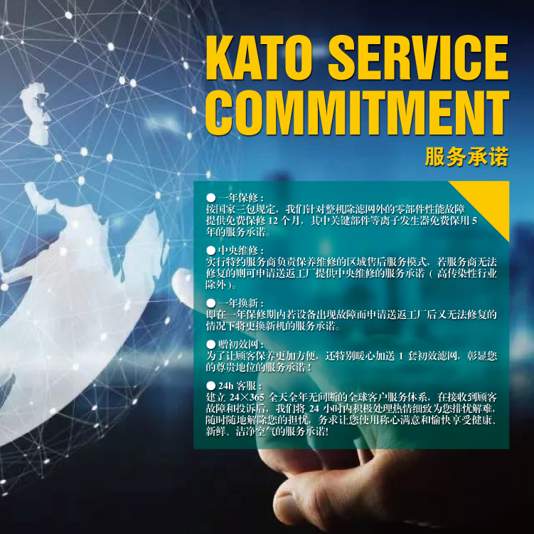 KATO Industrial Air Purifier Power Supply Company Installation Standard for Dust Removal Equipment in Large Static Electricity Distribution Rooms