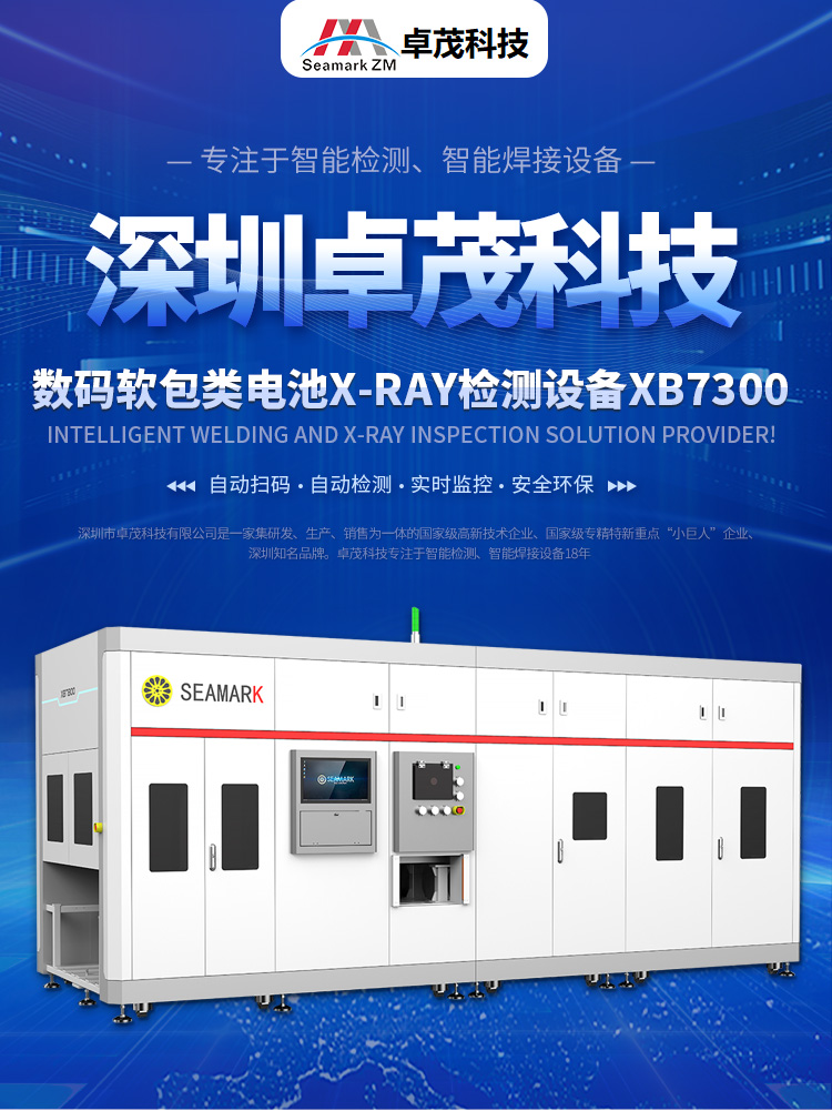 Online fully automatic X-ray testing equipment for digital soft bag batteries Automatic loading and unloading X-ray machine inspection machine