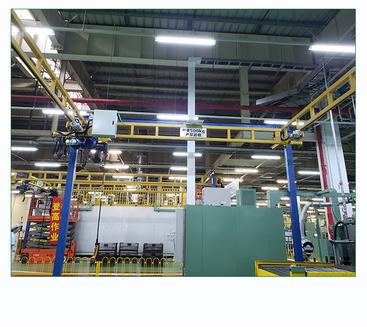 KBK flexible crane factory assembly line combination suspension track crane Tianyuan Heavy Industry