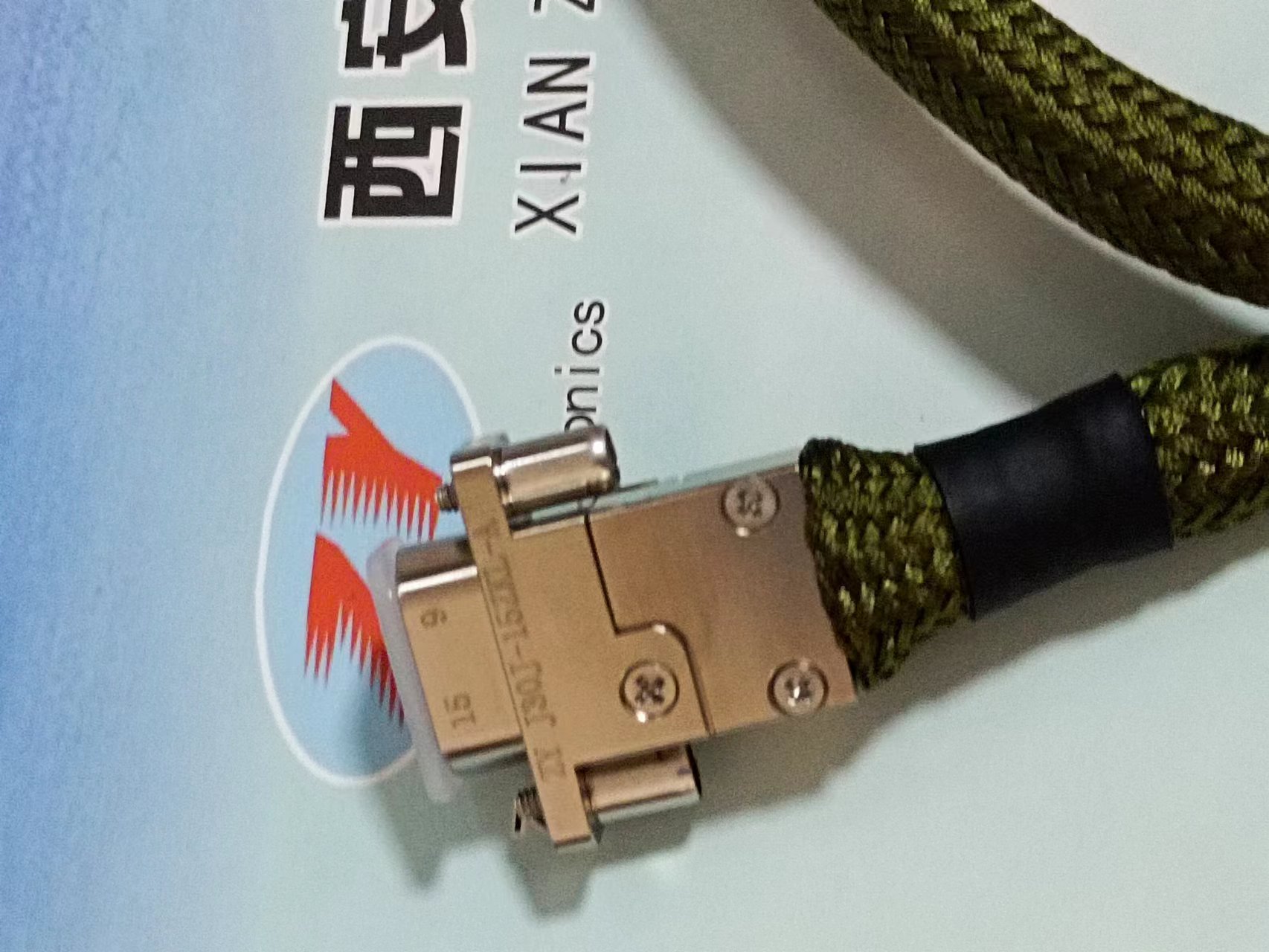 Zhuoyi ZY micro rectangular electrical connector J30J-51TJ-AD 51 core aerospace plug, with wire clamp