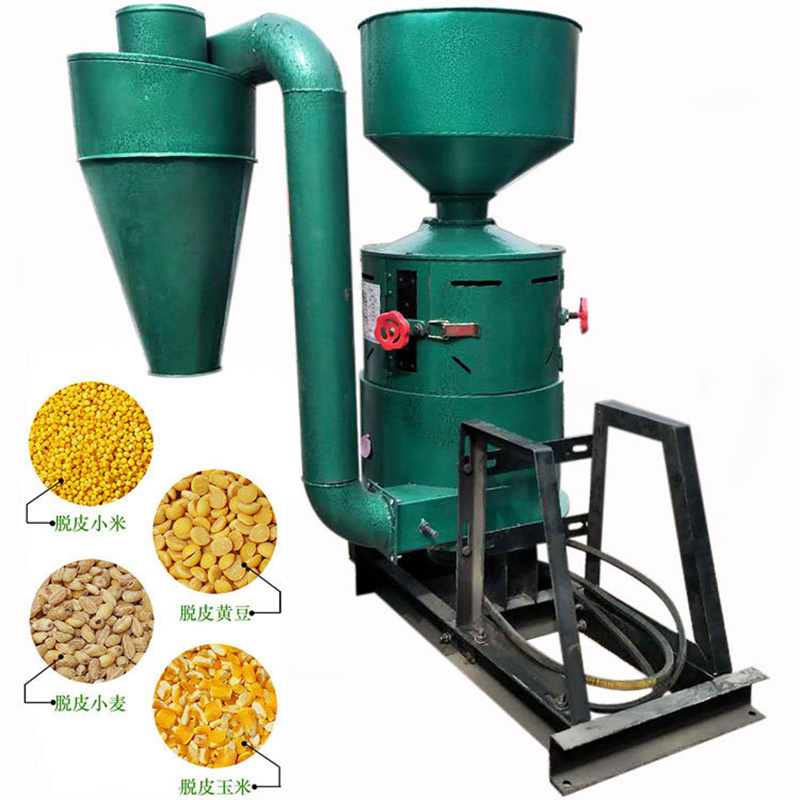 Rice hulling and milling machine Small grain rice hulling machine Sorghum millet electric rice beater