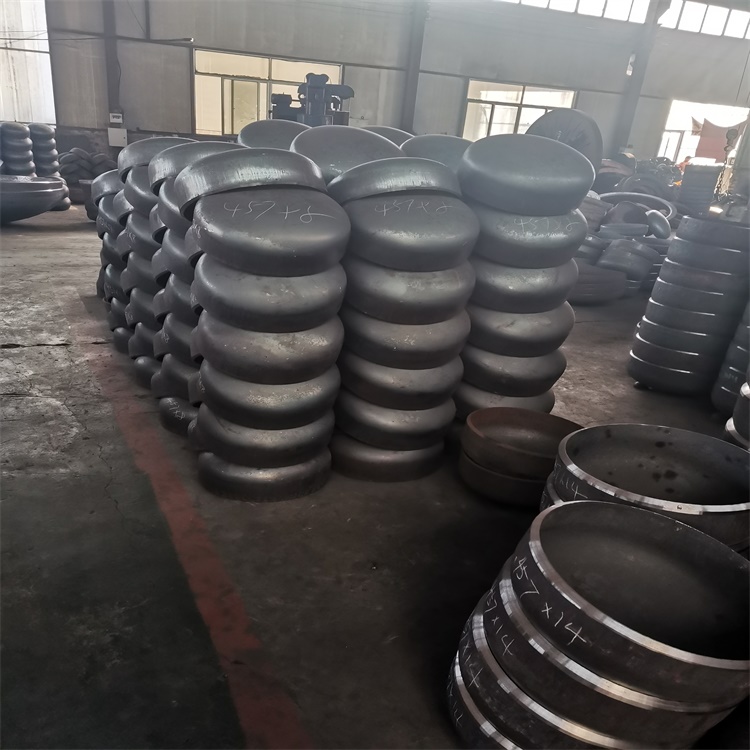 Carbon steel elliptical welding head, thin-walled thick wall, large diameter galvanized high-pressure l spiral pipe cap, boiler plug