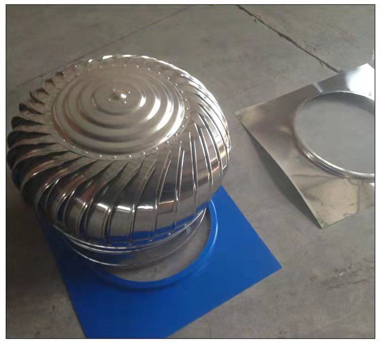 Stainless steel unpowered ventilator roof fan hood 201 304 roof ventilation ball