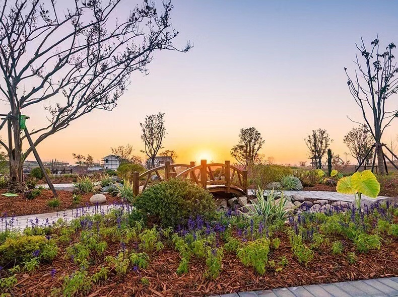 Dyed organic covering, tree pit filling, landscaping, flower bed beautification, sawdust, colored bark