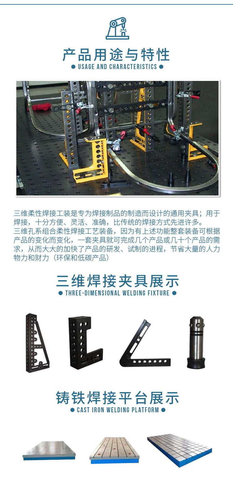 3D welding platform fixture, flat ruler, flat angle ruler, Yuanpeng machine tool welding fixture