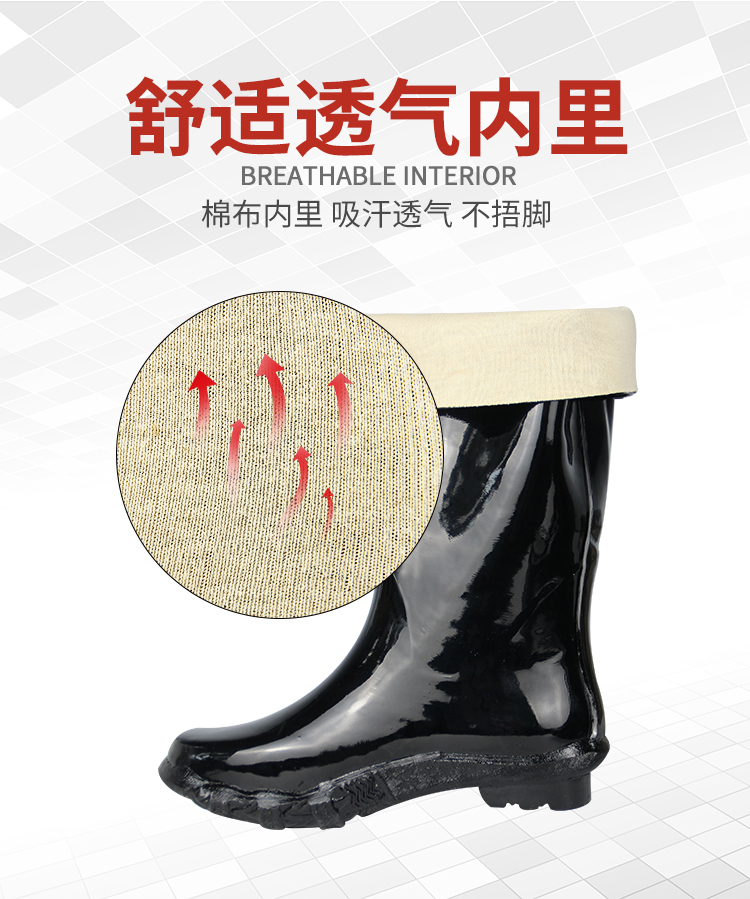 10kV High Voltage Insulated Boots for Electric Power - Anti electric Shock Rubber Boots for Electrician Protection - Waterproof, Anti slip, and Wear Resistant Middle Sleeve