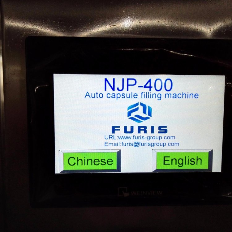 Furuisi NJP-400 fully automatic powder capsule filling machine with touch screen operation