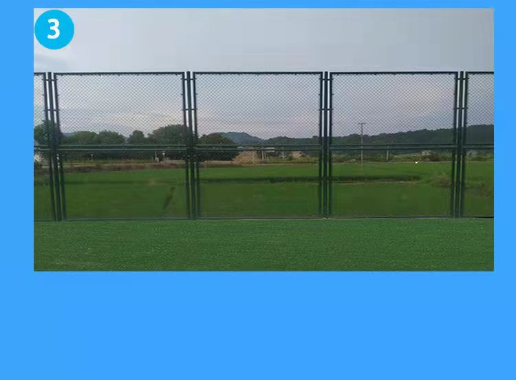 Chongze Welding Frame Sports Stadium Fence Green Diamond Grid Outdoor Community Sports Ground Protection Network