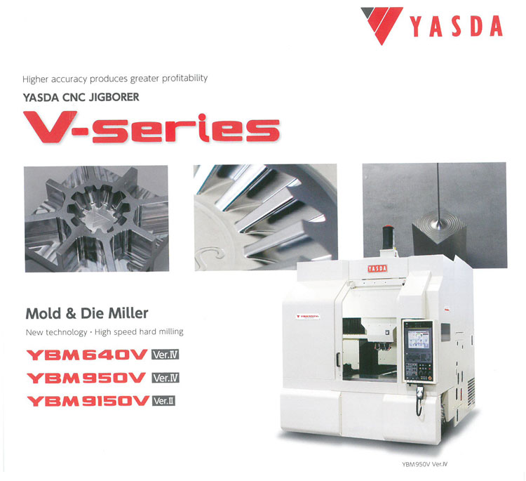 Japanese YASDA machine tool high-precision 0.005 errors μ Large stamping mold processing center equipment within