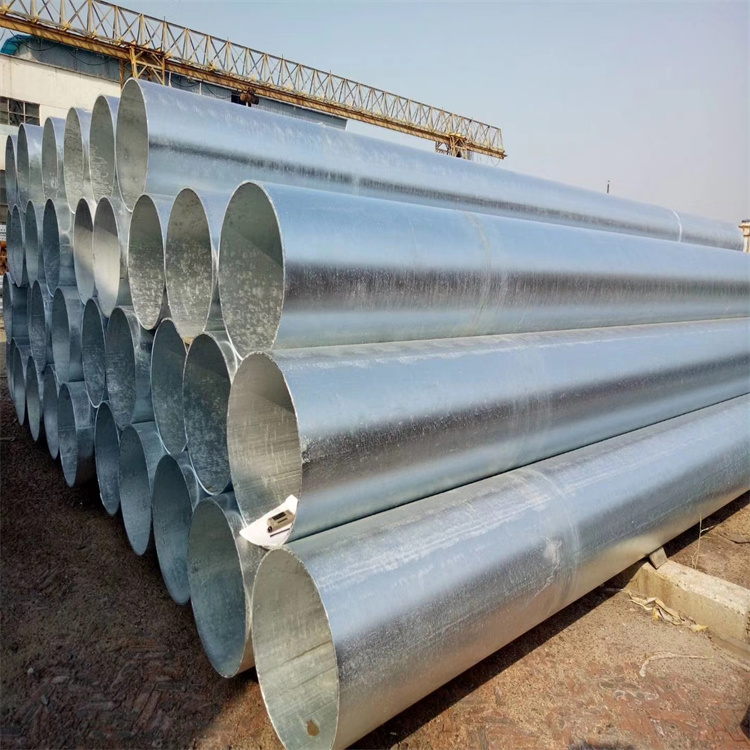 Q235B large-diameter galvanized spiral pipe, 20 # seamless thick walled galvanized steel pipe, spiral steel pipe for building pile foundation