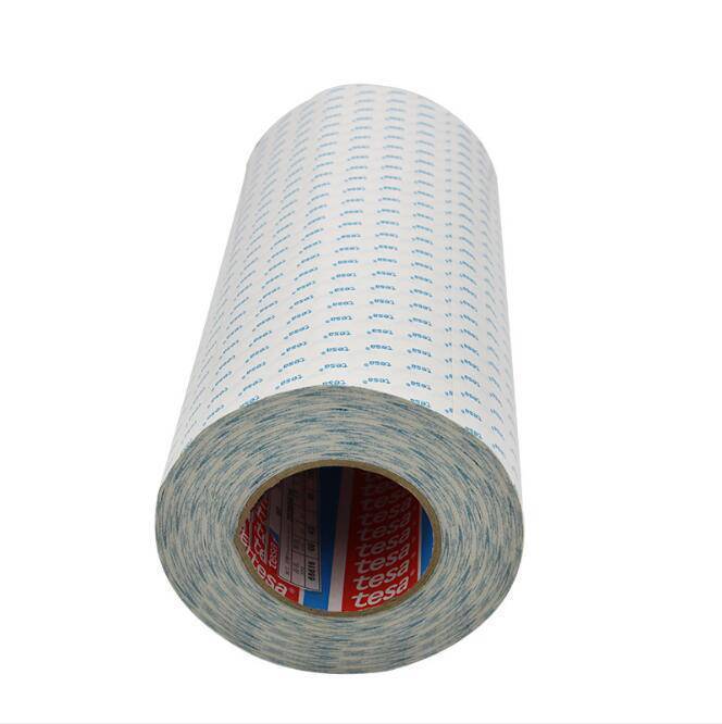 Desa tesa68616 non-woven fabric waterproof transparent double-sided tape is easy to cut, punch, and process