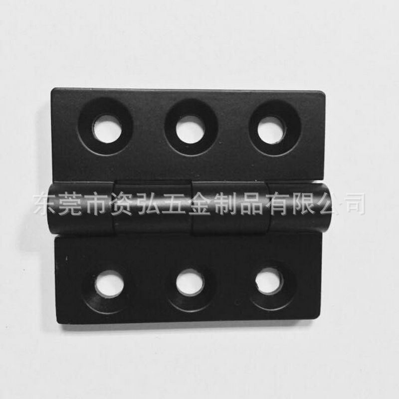 Zinc alloy black chassis, cabinet hinge, dark spray plastic industrial equipment hinge