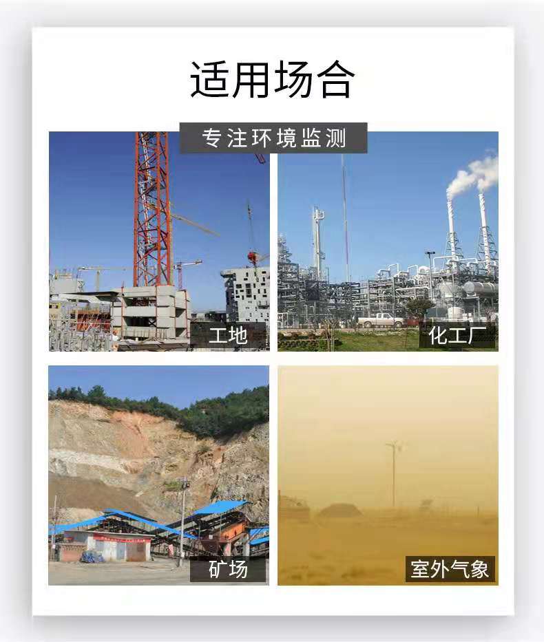 Liru Jiajing District Dust Detection System Online Noise and Dust PM2.5 Dust Detection Instrument on Construction Site