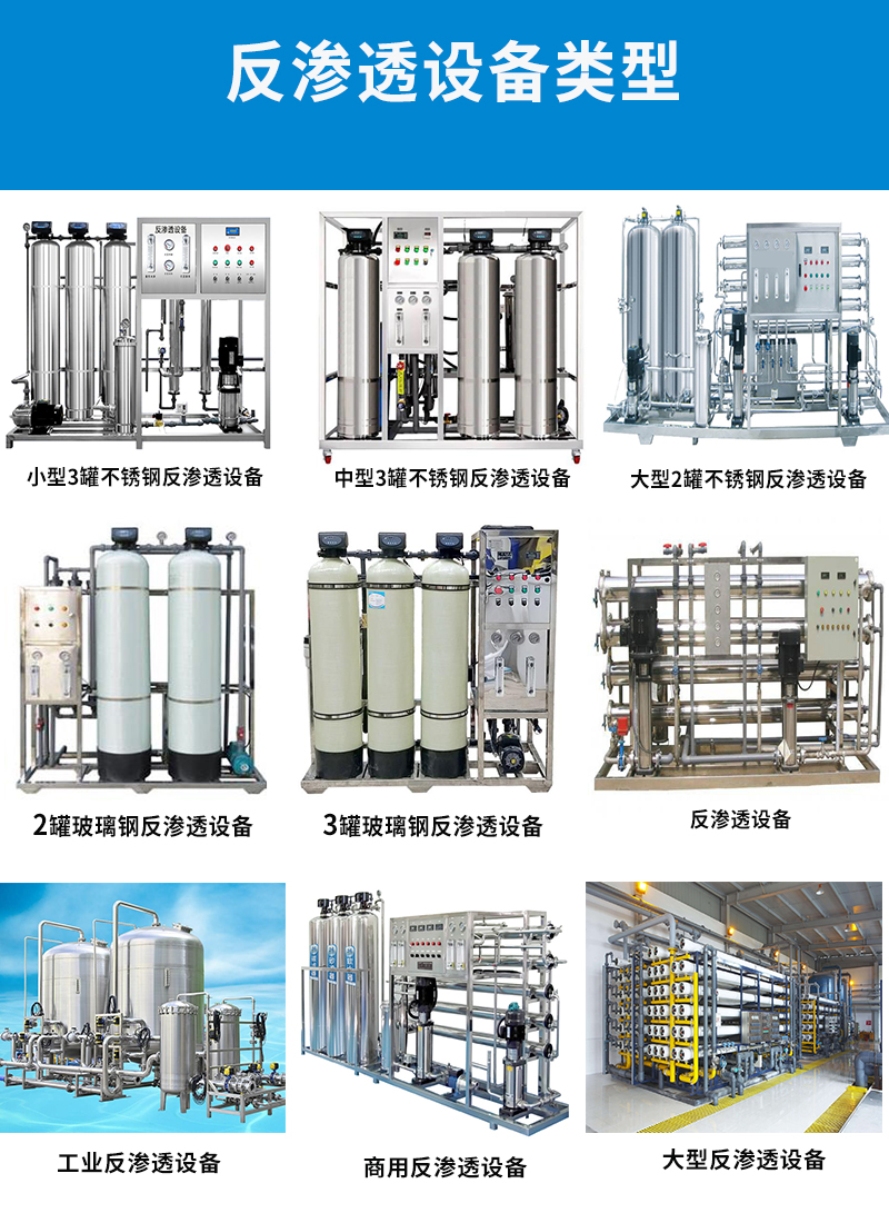 0.25 ton small-scale reverse osmosis membrane separation equipment Industrial raw water treatment equipment Pure water RO equipment