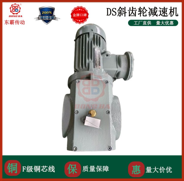 DR斜齿轮硬齿面减速机 全系列立式卧式减速箱带电机