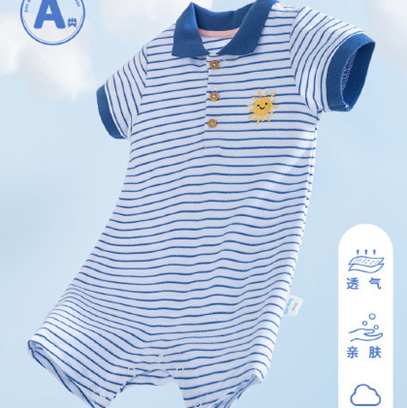 Tong Tai Climbing Suit Soda and Milk Baby Bodysuit Cotton Little Black and Tony Baby Climbing Suit Autumn Edition