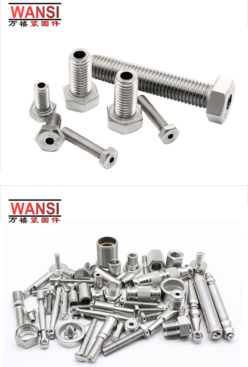 Wanxi non-standard stainless steel 304 external hexagonal screw bolt and screw fastener