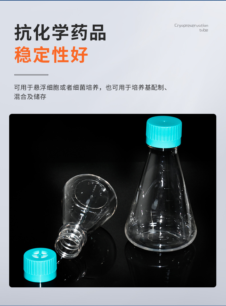 NEST 125/250/500/1000mL3L5L shake flask conical culture flask triangular flask suspension culture