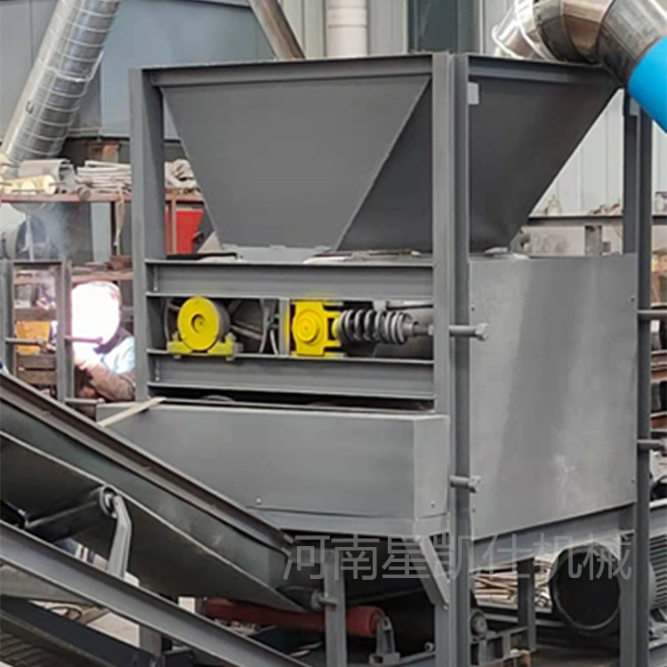 Xingkaishi Machinery Automatic Aluminum Can and Iron Can Squeezing Machine Double Axis Construction Steel Bar Tearing Machine