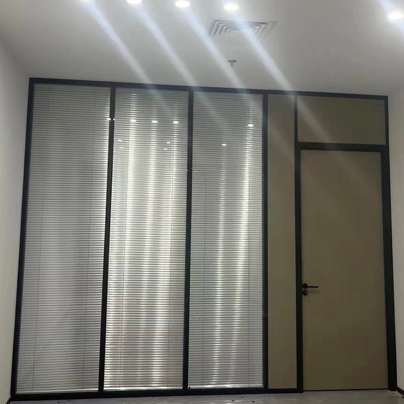 Xinchengda Office Glass Partition Wall Aluminum Alloy Louver High Partition Wall Office Partition Factory Hospital Screen