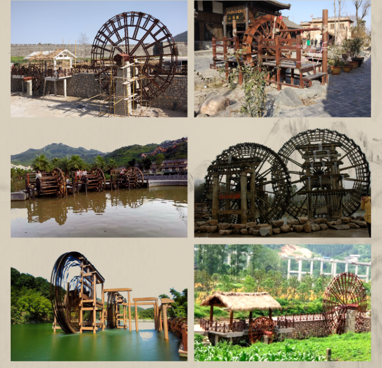 Rural tourism antique water wheel traditional drum crane anti-corrosion wood manufacturer - Chongqing Zhongyu Wood Art