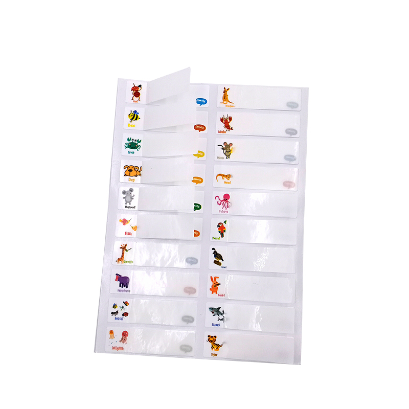 Cute cartoon waterproof name stickers wholesale student self-adhesive handwritten water cup stickers cross-border e-commerce name stickers