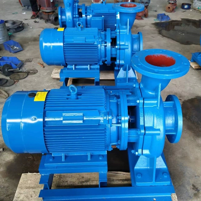 ISG vertical pipeline pump manufacturer booster pump ISW horizontal stainless steel pipeline centrifugal pump fire booster pump lift