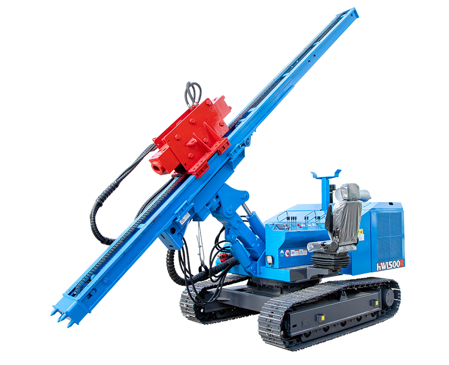 Remote control auger solar pile driver hydraulic crawler photovoltaic Pile driver