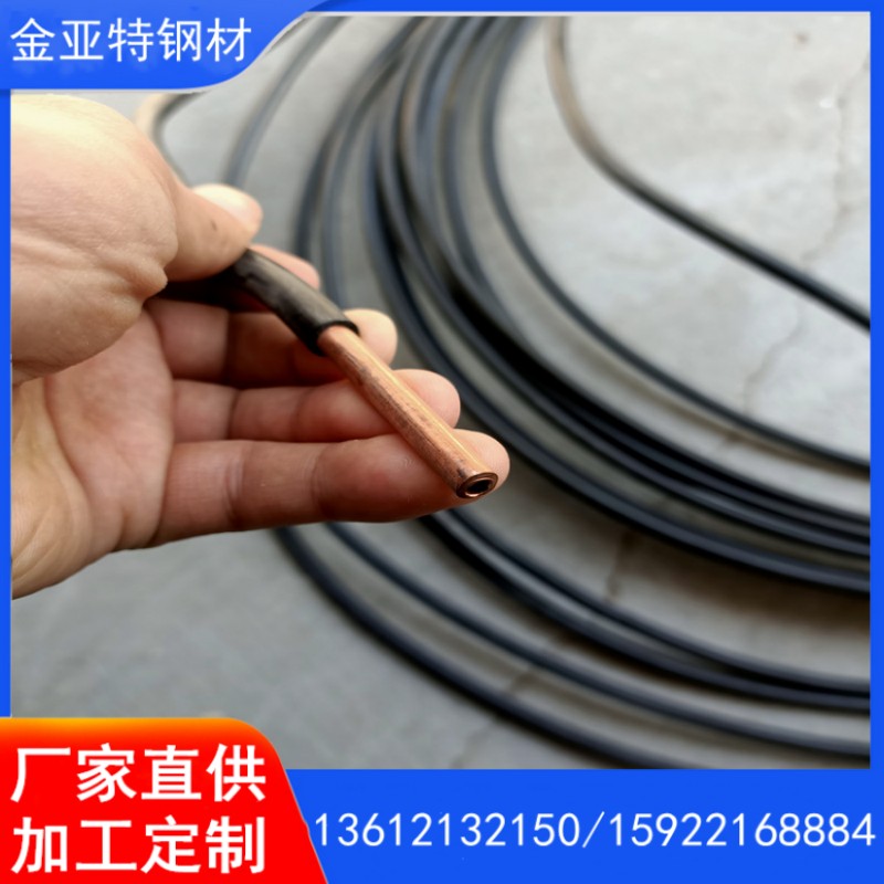 T2 small caliber precision control flow TP2 finned internal thread oxygen free copper tube TU2 capillary copper tube