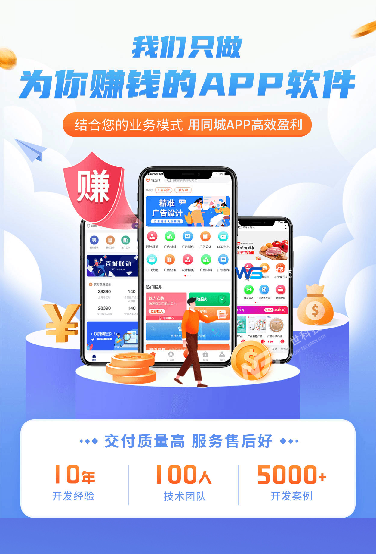 Development of a local service app for customized housekeeping, door-to-door maintenance, cleaning, fresh food delivery, errand and group buying mini program