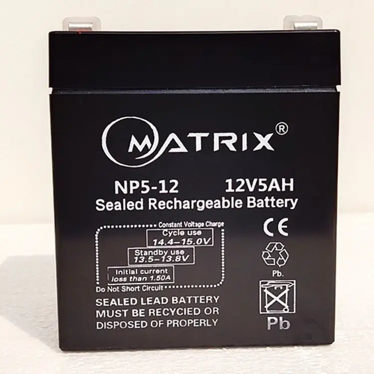 Matrix矩阵蓄电池NP5-12 12V5AH消防应急照明系统